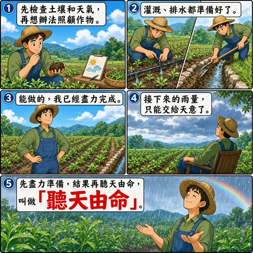 聽天由命成語漫畫縮圖