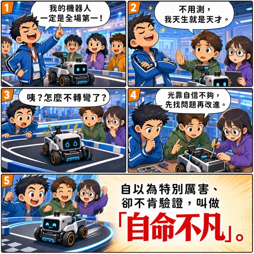 自命不凡成語漫畫縮圖