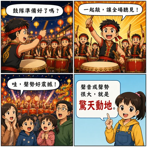 驚天動地成語漫畫縮圖