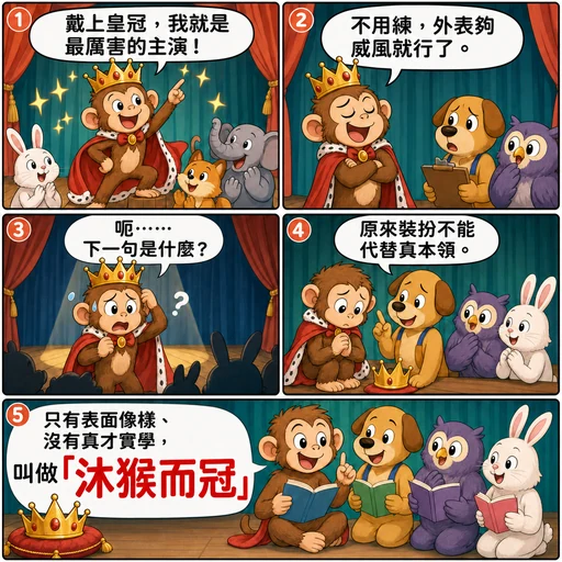 沐猴而冠成語漫畫縮圖