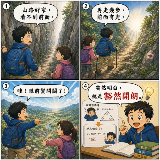 豁然開朗成語漫畫縮圖