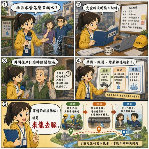來龍去脈成語漫畫縮圖