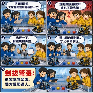 劍拔弩張成語漫畫縮圖