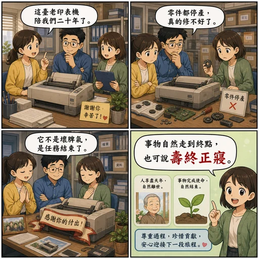 壽終正寢成語漫畫縮圖