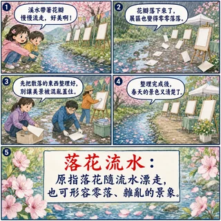 落花流水成語漫畫縮圖