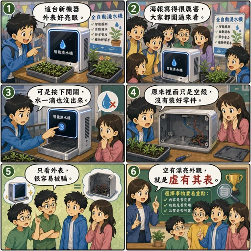 虛有其表成語漫畫縮圖