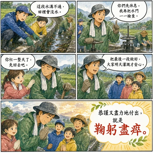 鞠躬盡瘁成語漫畫縮圖