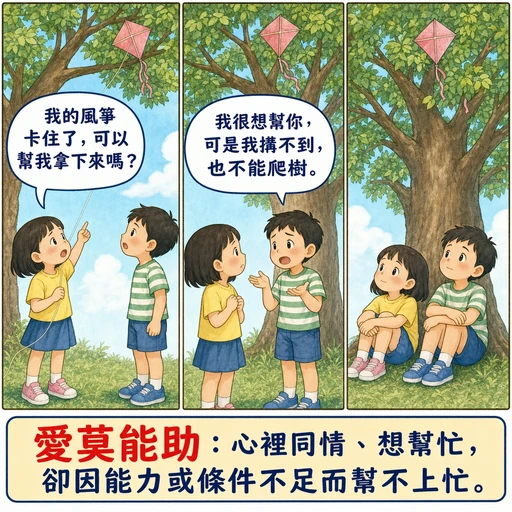 愛莫能助成語漫畫縮圖