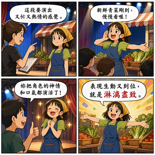 淋漓盡致成語漫畫縮圖