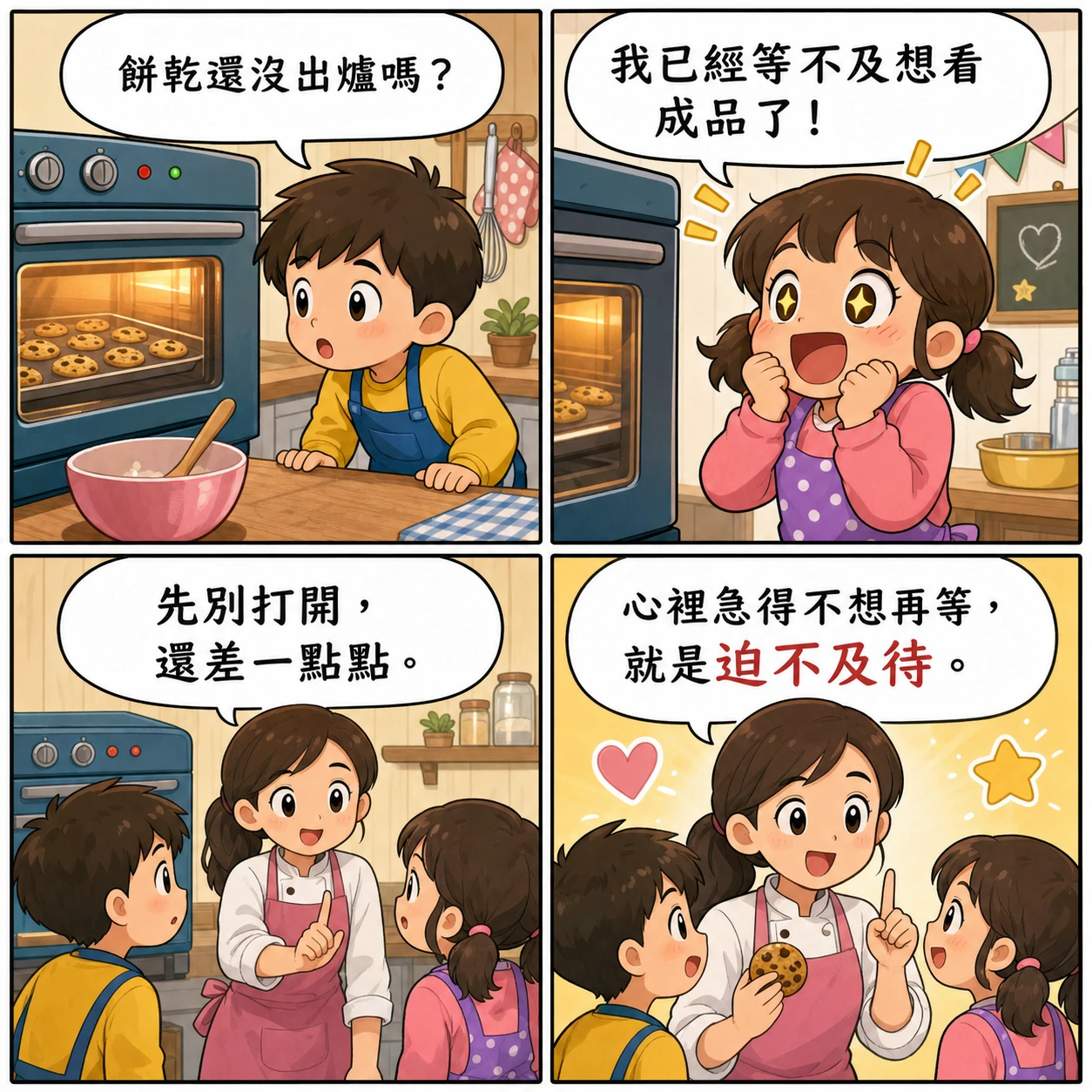 迫不及待的 AI 生成成語漫畫