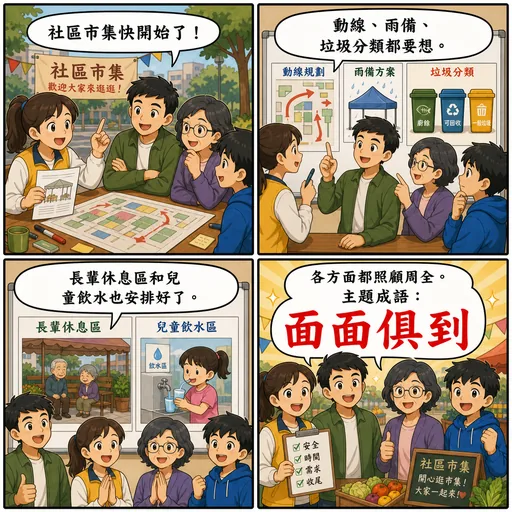 面面俱到成語漫畫縮圖