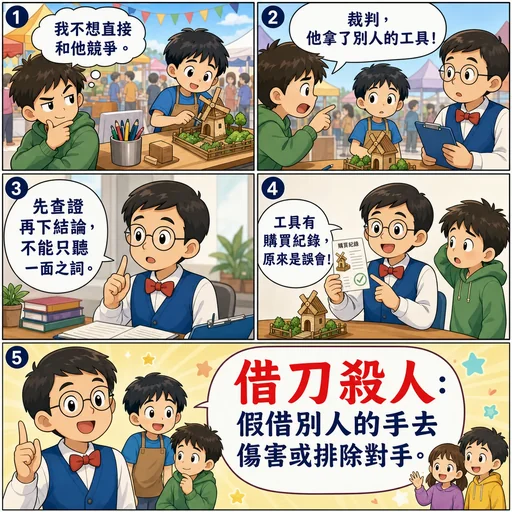 借刀殺人成語漫畫縮圖