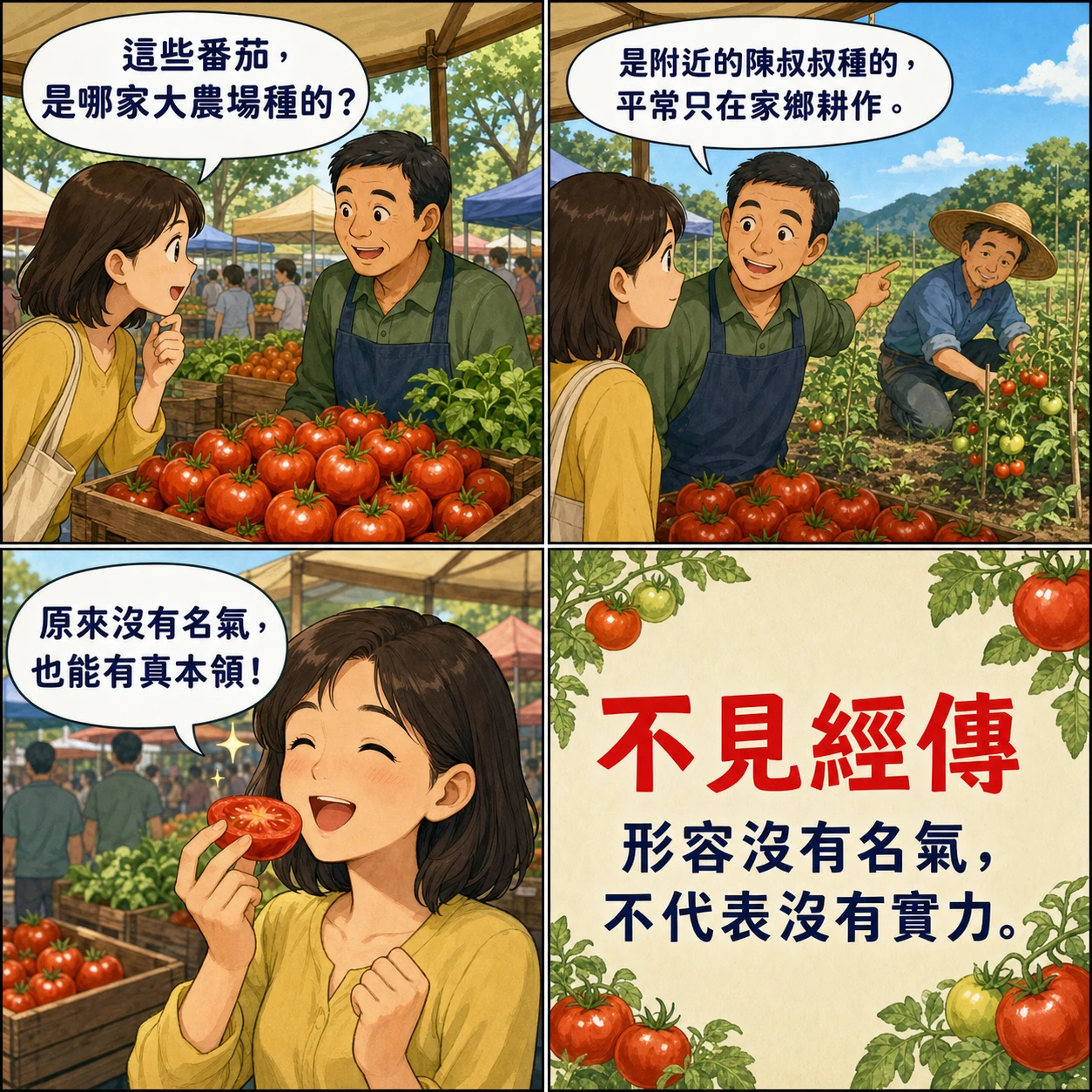 不見經傳的 AI 生成成語漫畫
