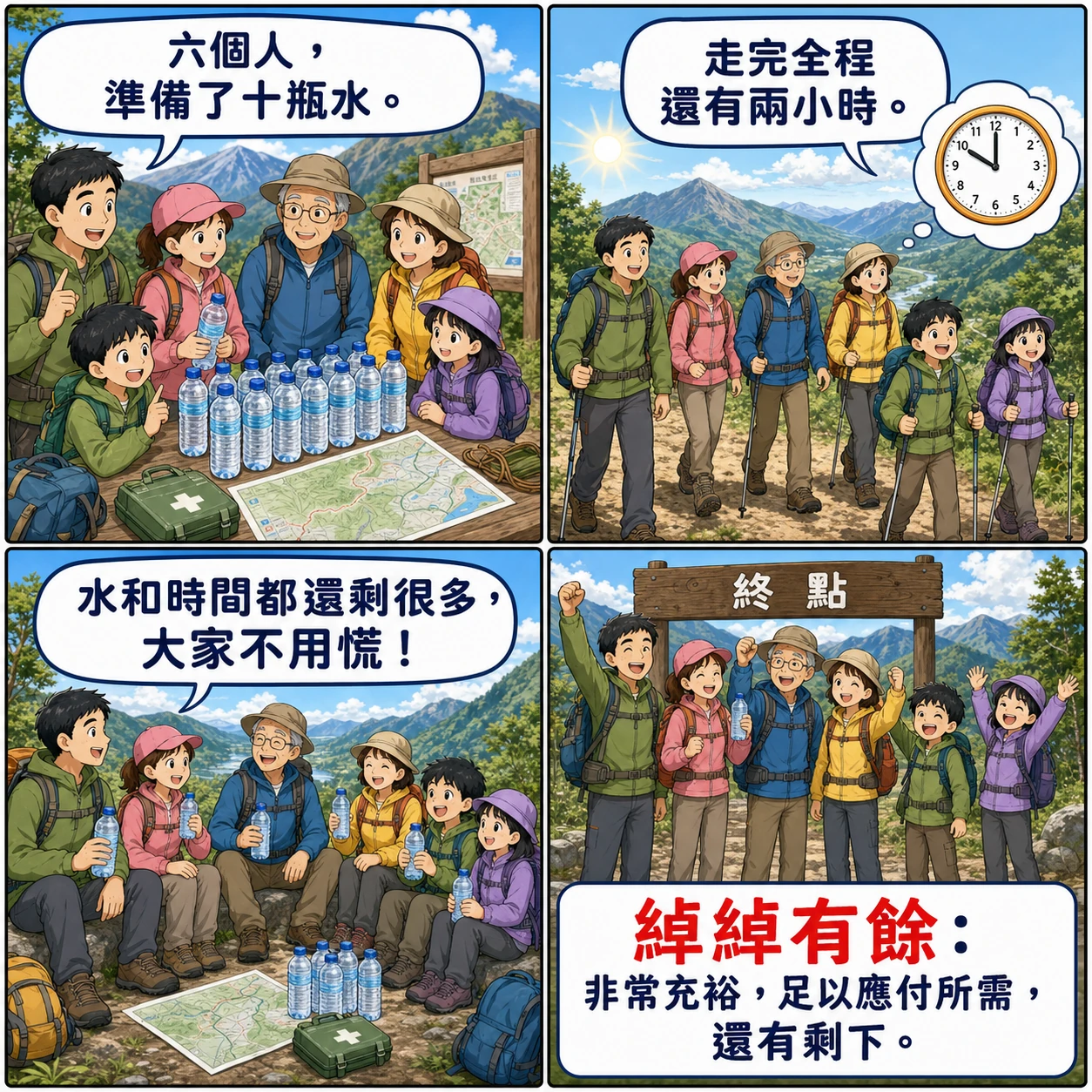 綽綽有餘的 AI 生成成語漫畫
