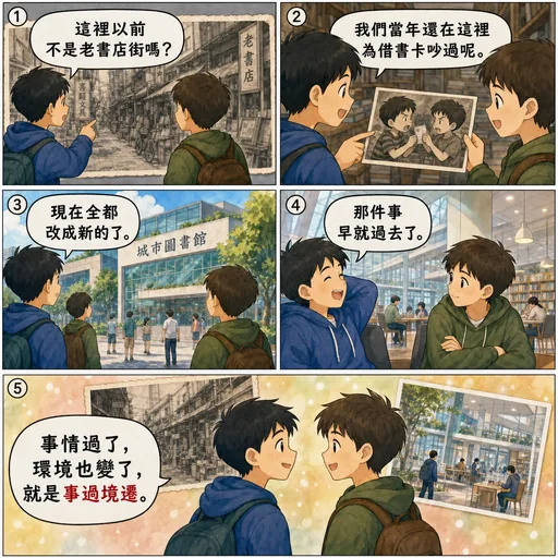 事過境遷成語漫畫縮圖