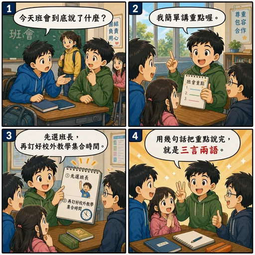 三言兩語成語漫畫縮圖