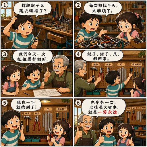 一勞永逸成語漫畫縮圖