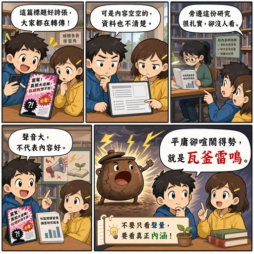 瓦釜雷鳴成語漫畫縮圖