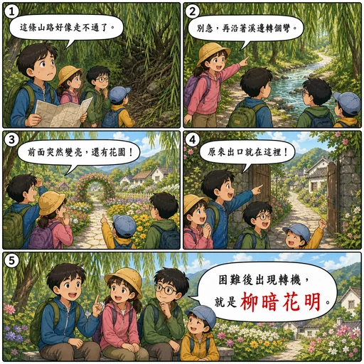 柳暗花明成語漫畫縮圖