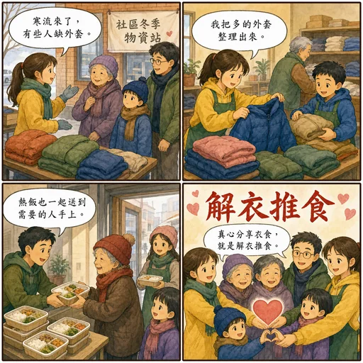 解衣推食成語漫畫縮圖