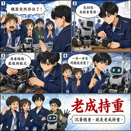 老成持重成語漫畫縮圖
