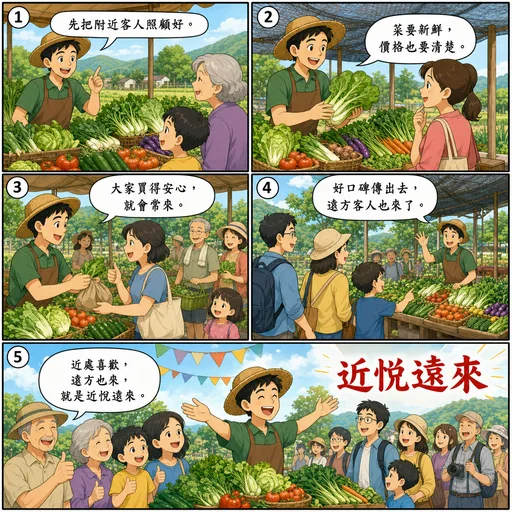近悅遠來成語漫畫縮圖