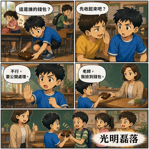 光明磊落成語漫畫縮圖