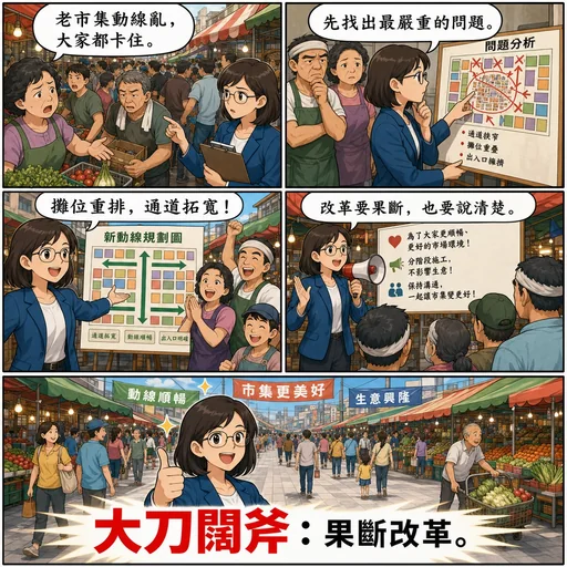 大刀闊斧成語漫畫縮圖