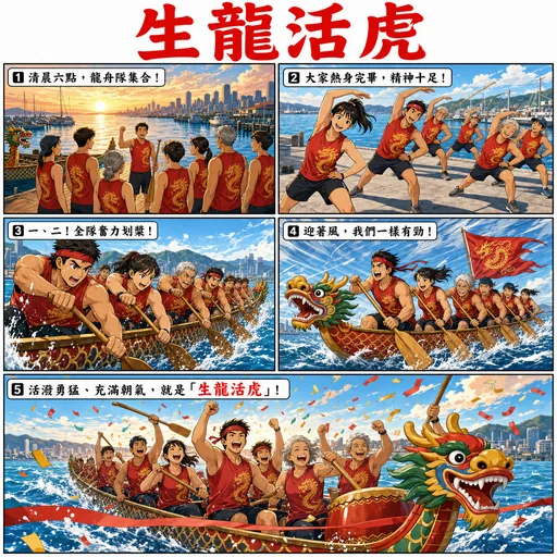生龍活虎成語漫畫縮圖
