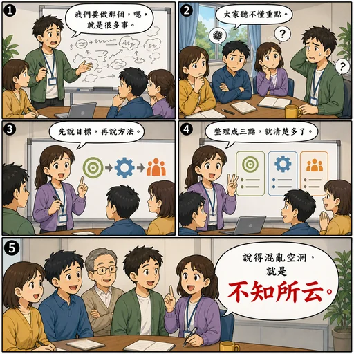 不知所云成語漫畫縮圖