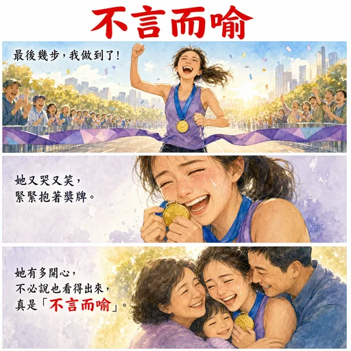 不言而喻成語漫畫縮圖