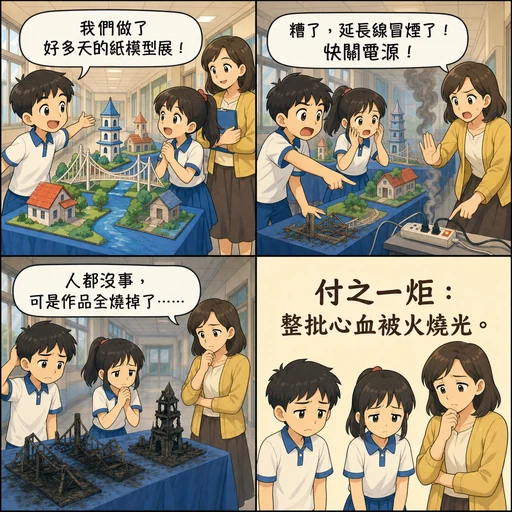 付之一炬成語漫畫縮圖