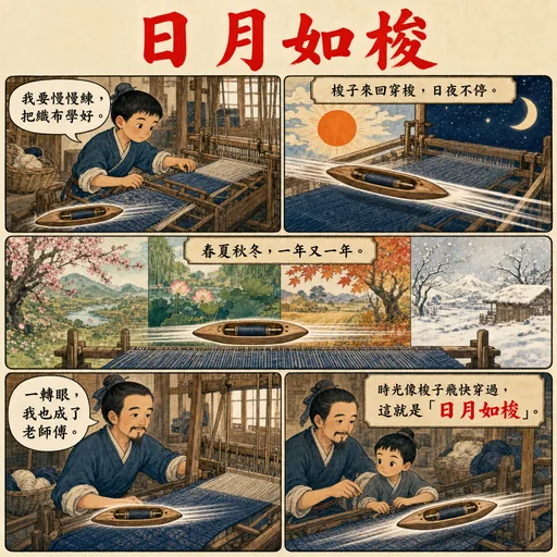 日月如梭成語漫畫縮圖