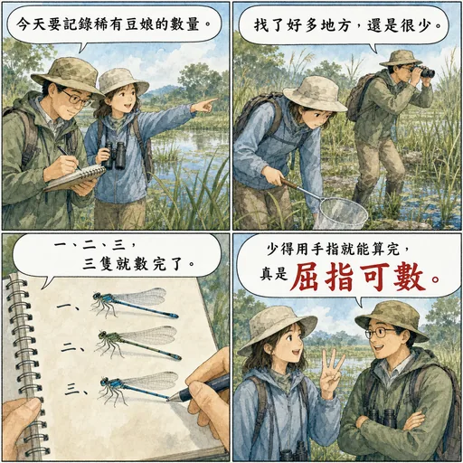 屈指可數成語漫畫縮圖