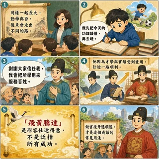 飛黃騰達成語漫畫縮圖