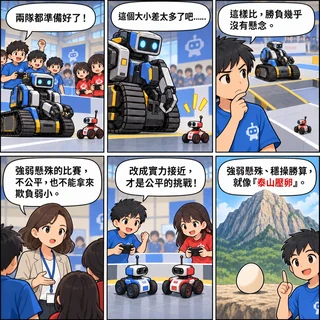 泰山壓卵成語漫畫縮圖