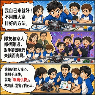 親痛仇快成語漫畫縮圖