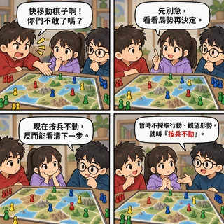 按兵不動成語漫畫縮圖