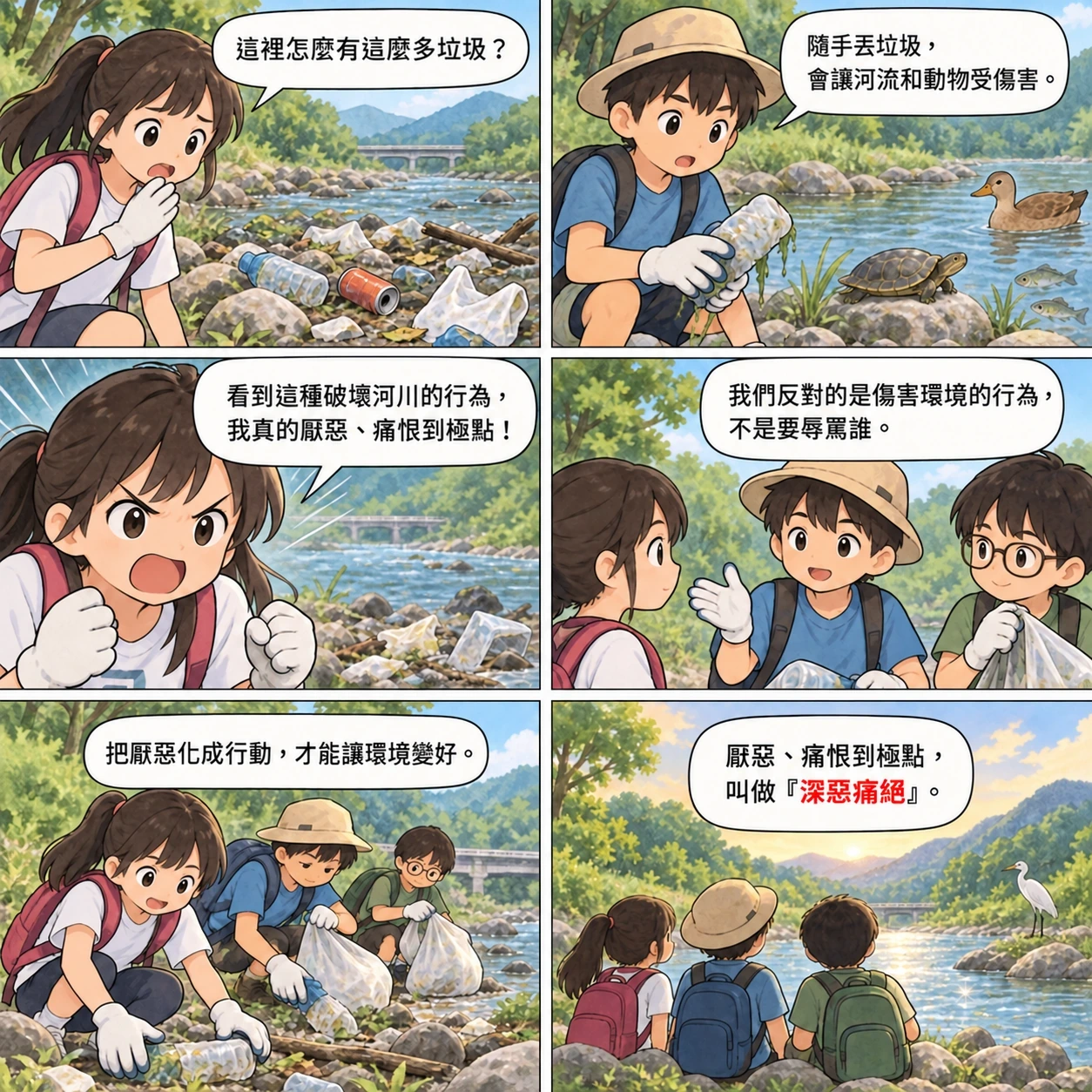 深惡痛絕的 AI 生成成語漫畫