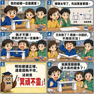 冥頑不靈成語漫畫縮圖