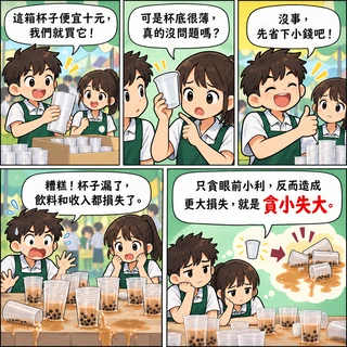 貪小失大成語漫畫縮圖