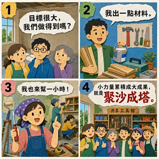 聚沙成塔成語漫畫縮圖