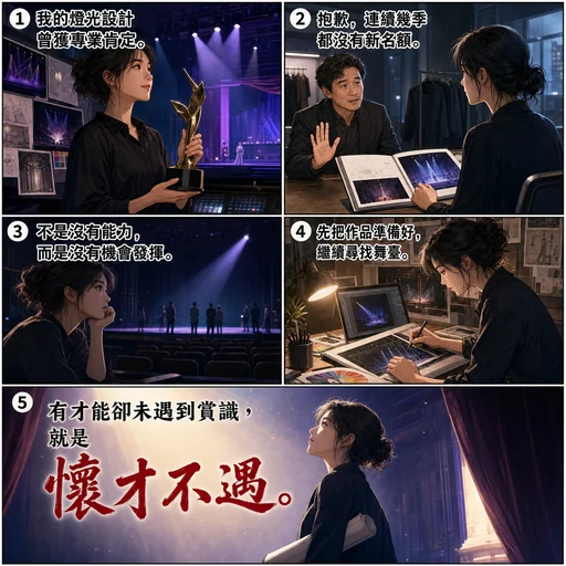 懷才不遇成語漫畫縮圖