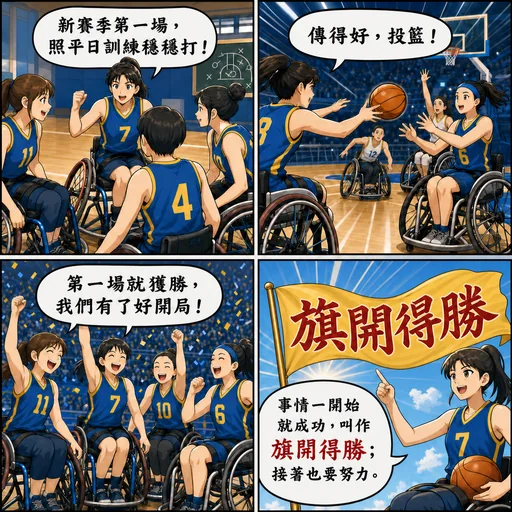 旗開得勝成語漫畫縮圖