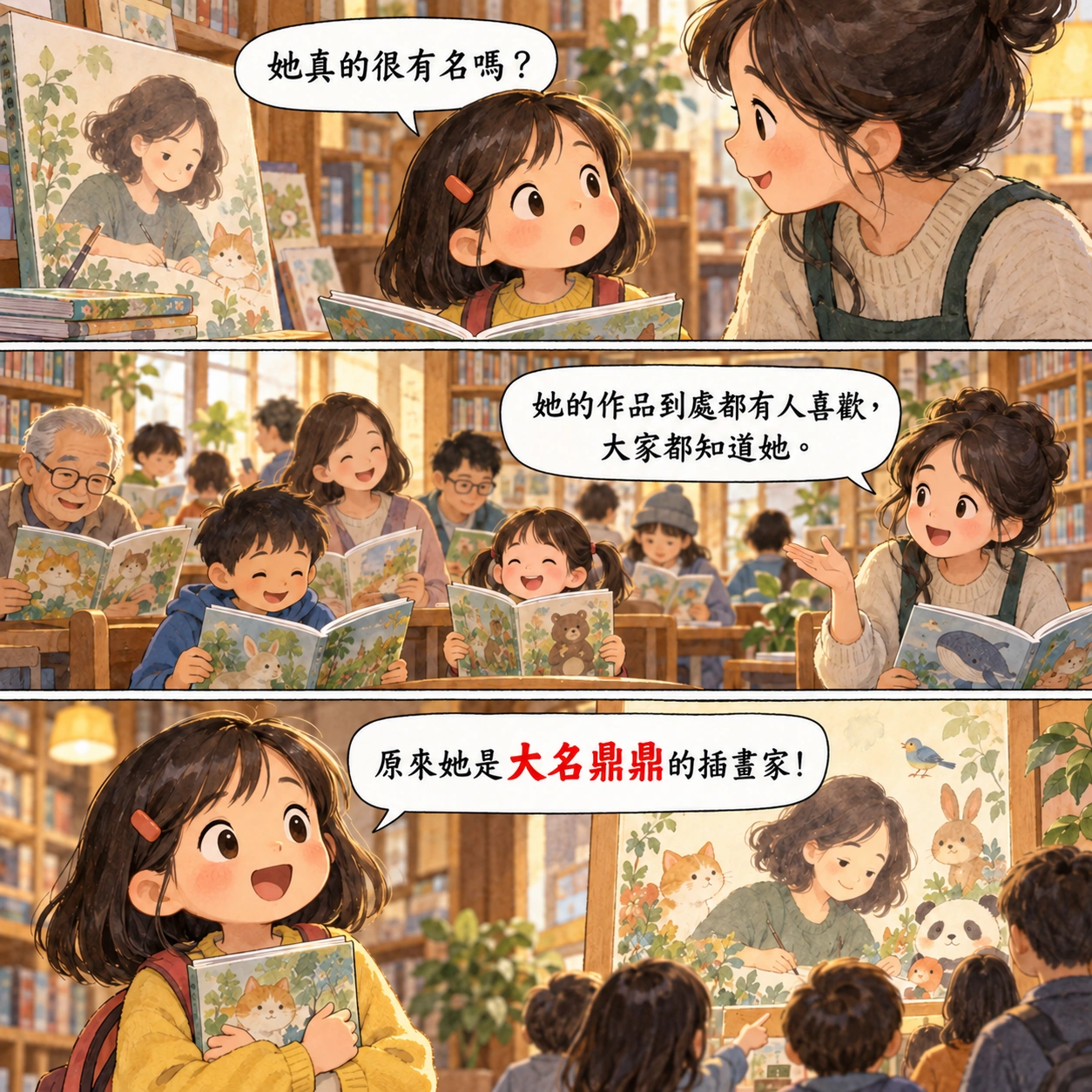 大名鼎鼎的 AI 生成成語漫畫