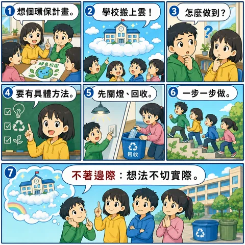 不著邊際成語漫畫縮圖