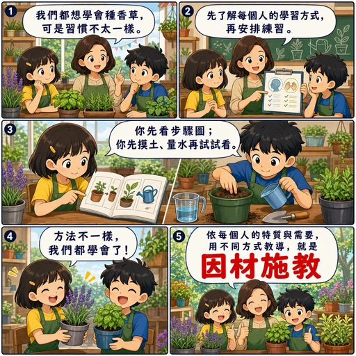 因材施教成語漫畫縮圖