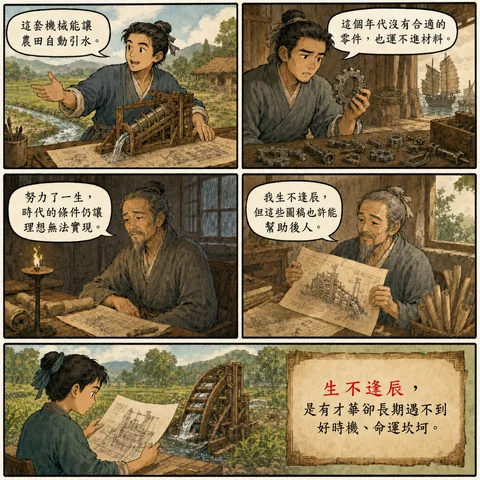 生不逢辰成語漫畫縮圖