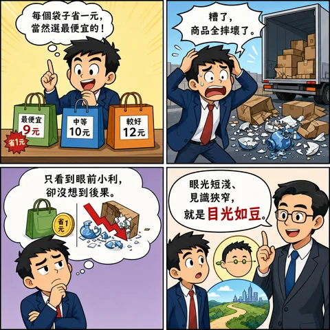 目光如豆成語漫畫縮圖