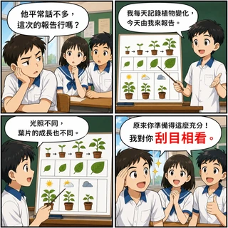 刮目相看成語漫畫縮圖